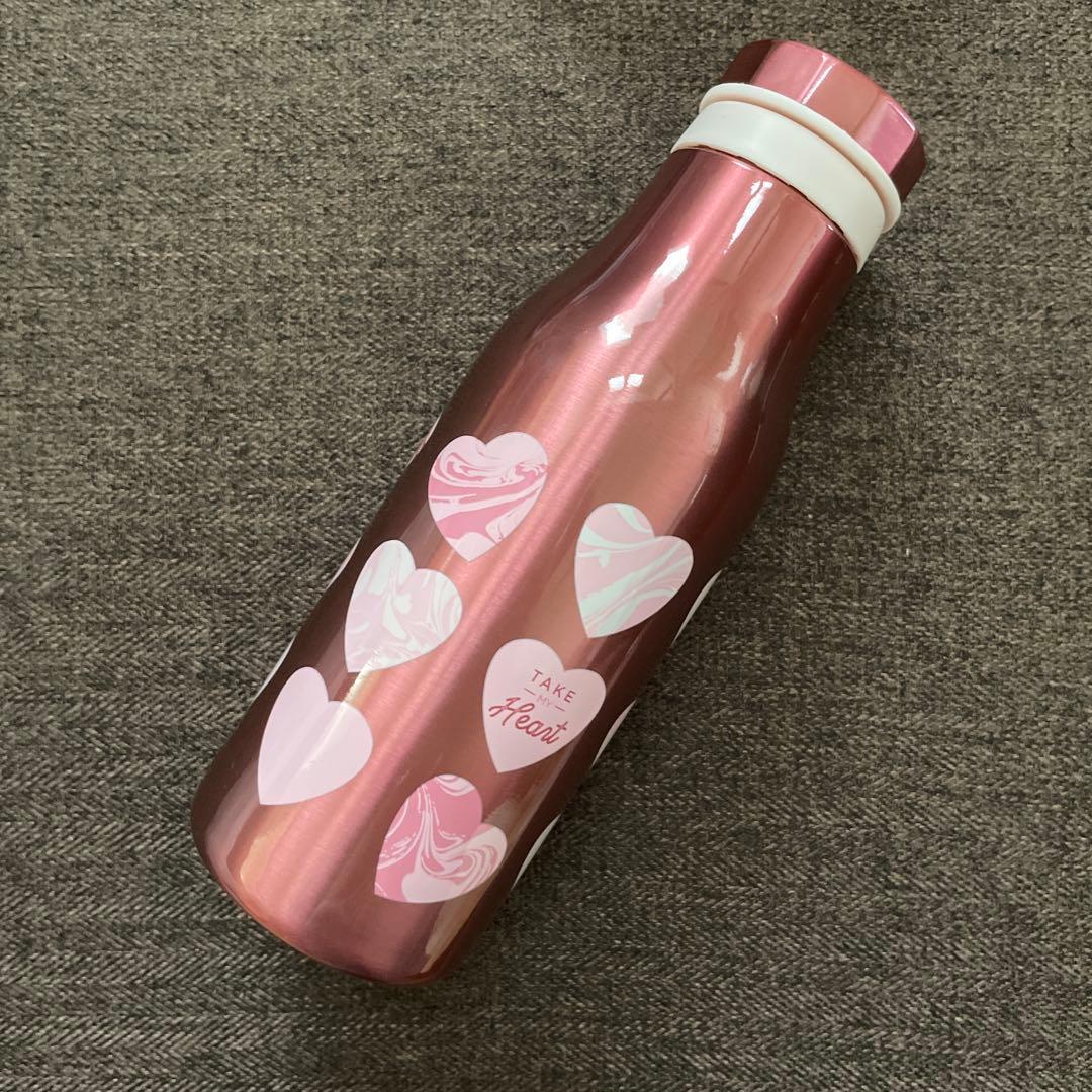 スターバックス　バレンタイン2021 ステンレスボトルマーブルハート473ml