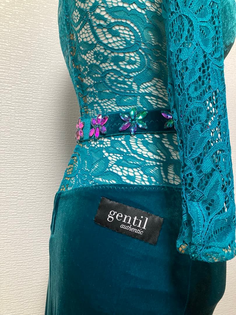 社交ダンス　gentil ジャンティ パーティードレス マーメイドライン