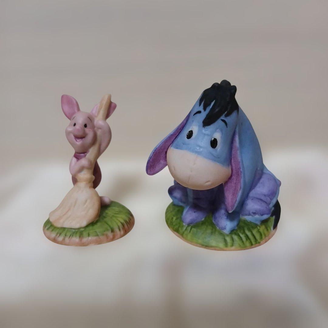 ディズニー　くまのプーさん　陶器　加藤工芸　フィギュア　置物　セット品
