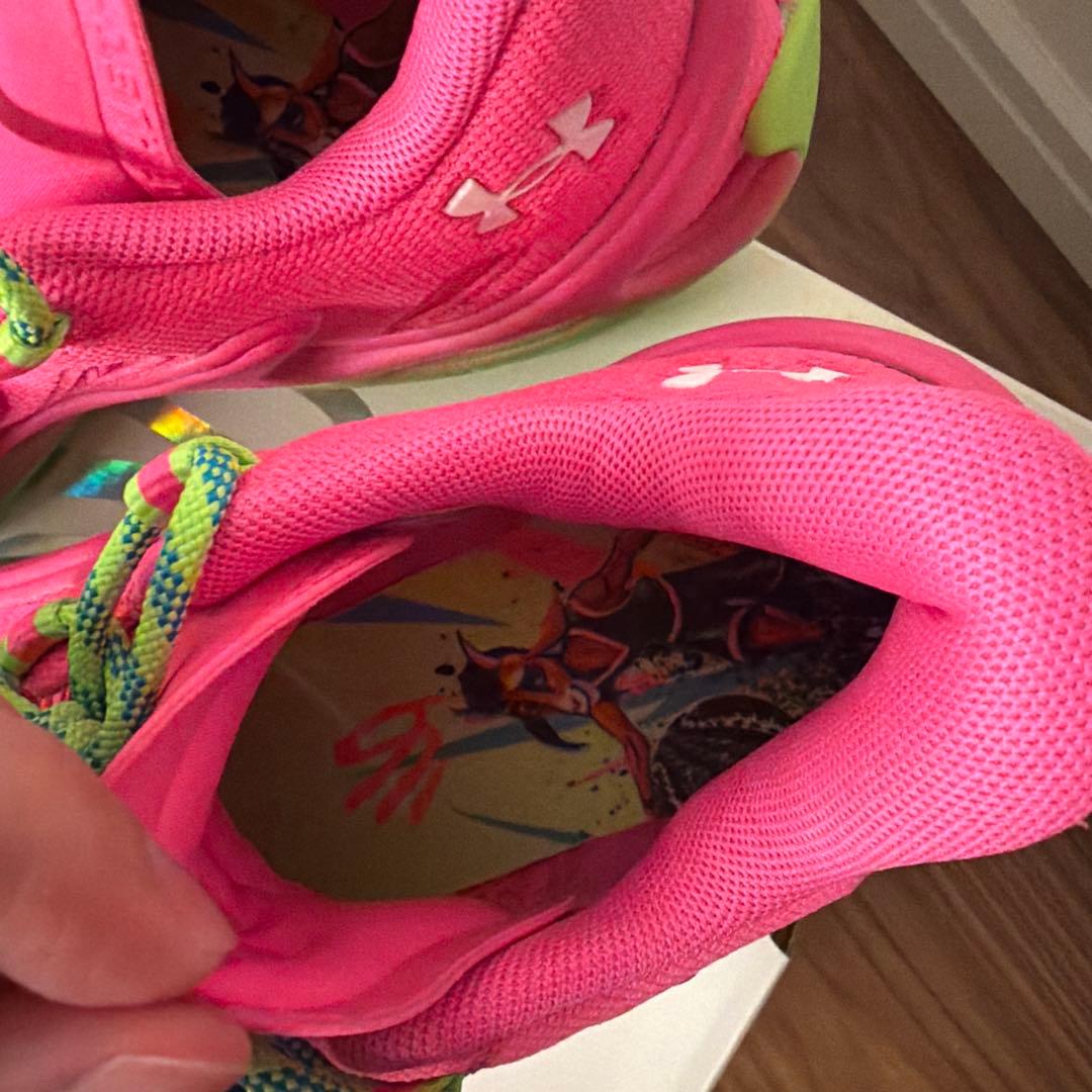 シューズ(男性用) Under Armour Curry 13 AP Pink/Green 27.5