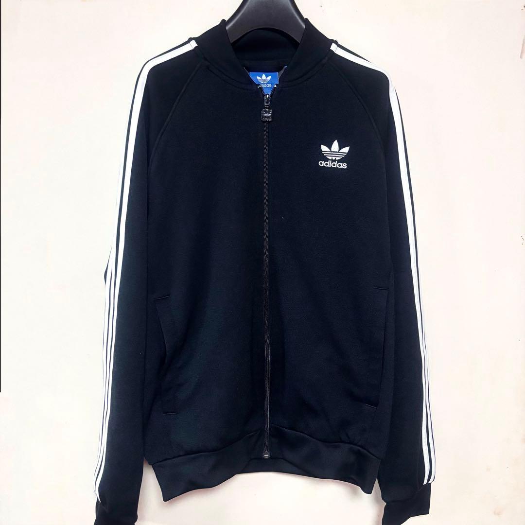 adidas アディダス 黒 ジャージ上下セット Lサイズ