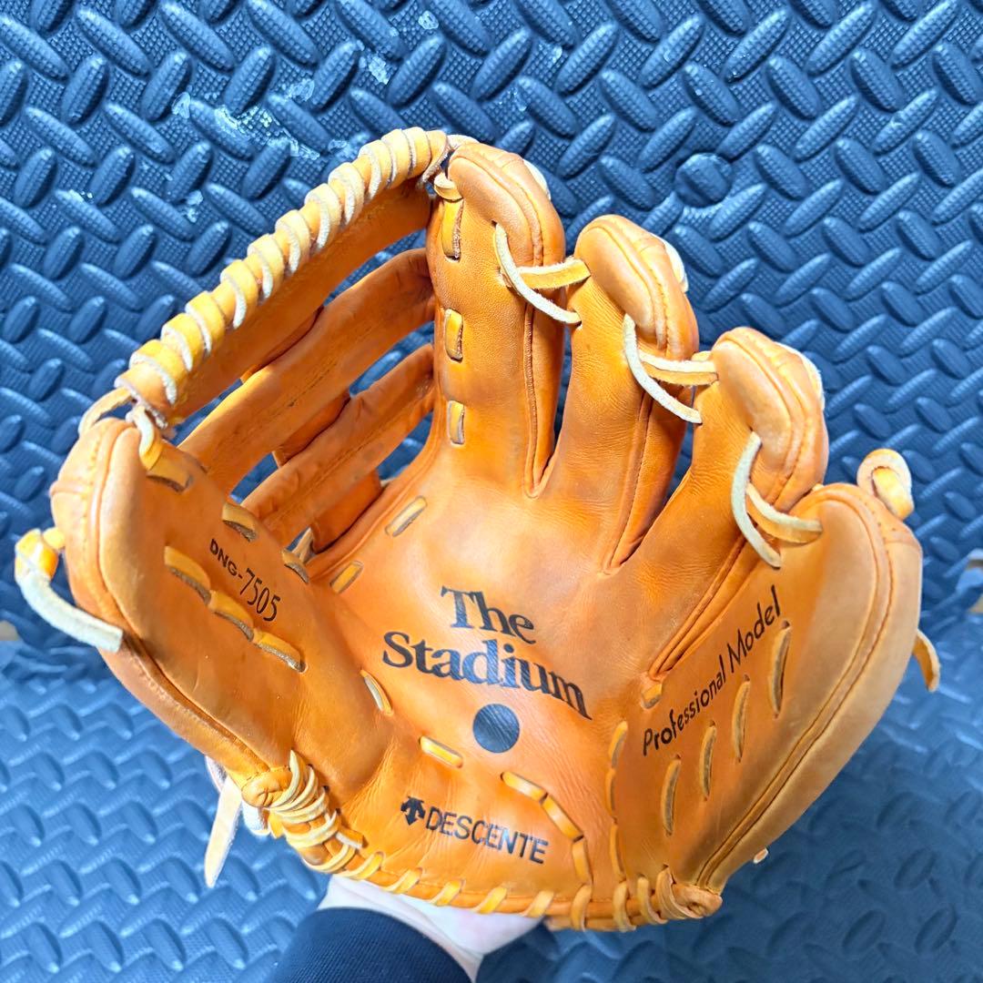 デサント Holdsum スタジアム 一般軟式外野用グローブ