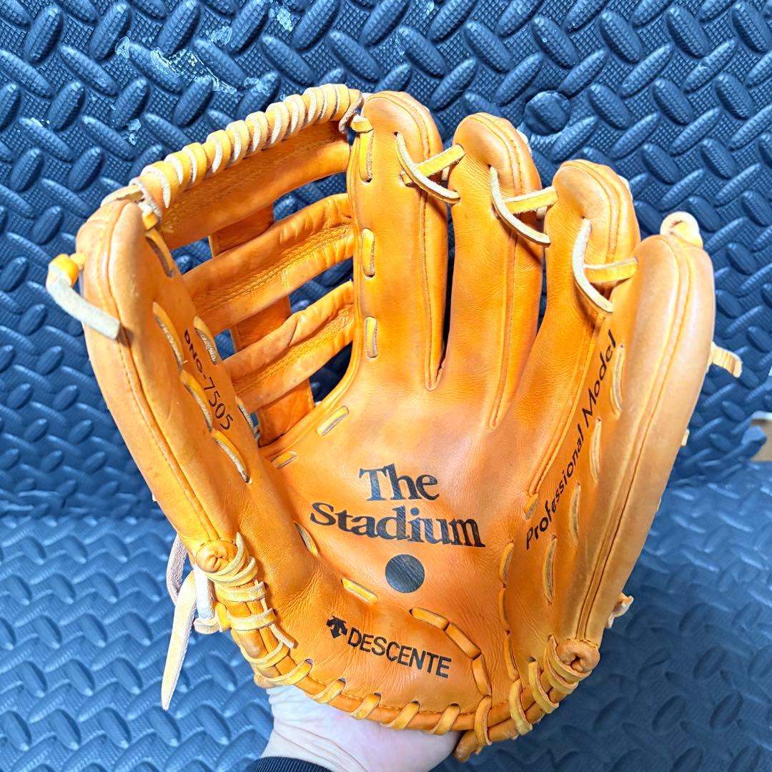 デサント Holdsum スタジアム 一般軟式外野用グローブ
