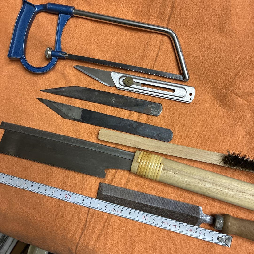 和竿制作道具　殺し板　補修糸　参考書籍