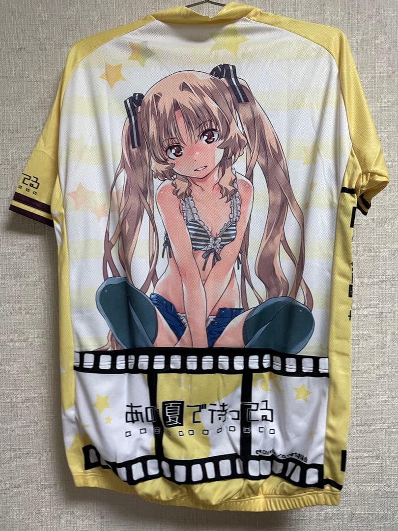 あの夏で待ってる　山乃檸檬ver サイクルジャージ XL