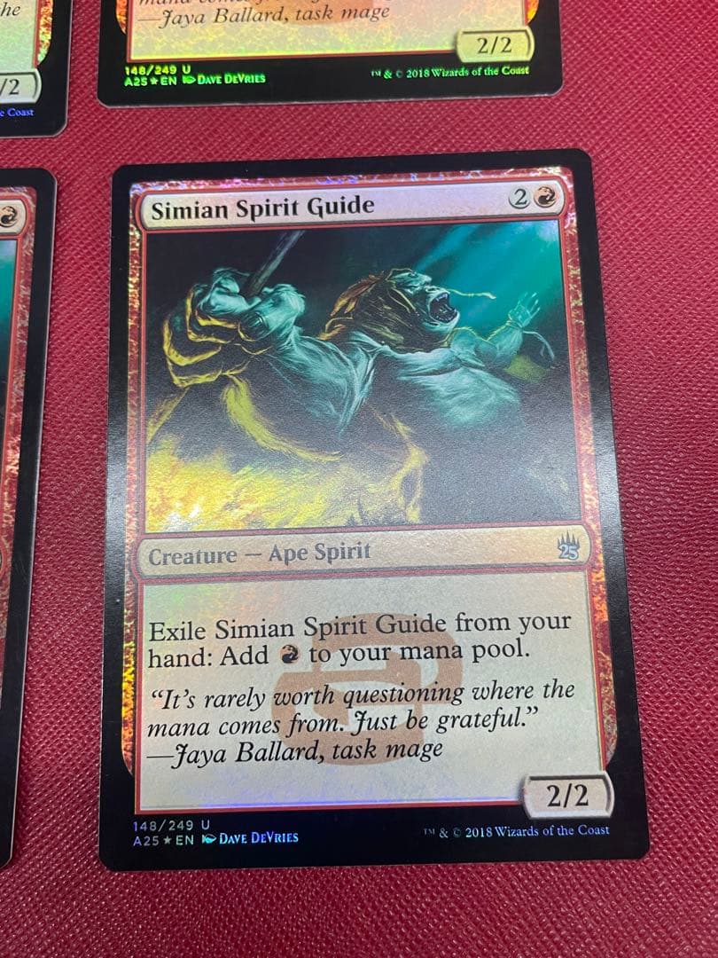 MTG　猿人の指導霊　日本語　foil 4枚