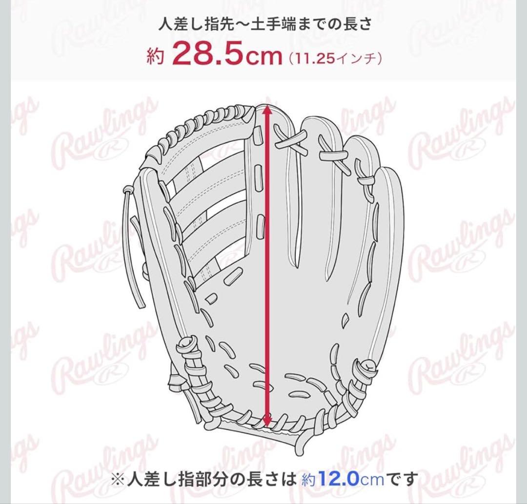 Rawlings 軟式野球グローブ 黒/ベージュ