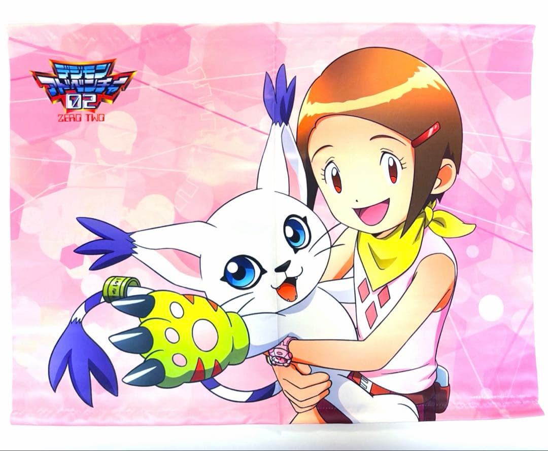 デジモンアドベンチャー 八神ヒカリ テイルモン タペストリー