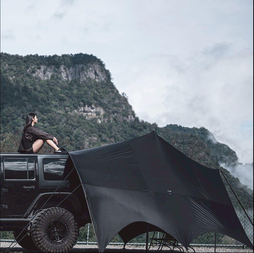 テント・タープ HELLOS Butterfly TARP Chacoal green