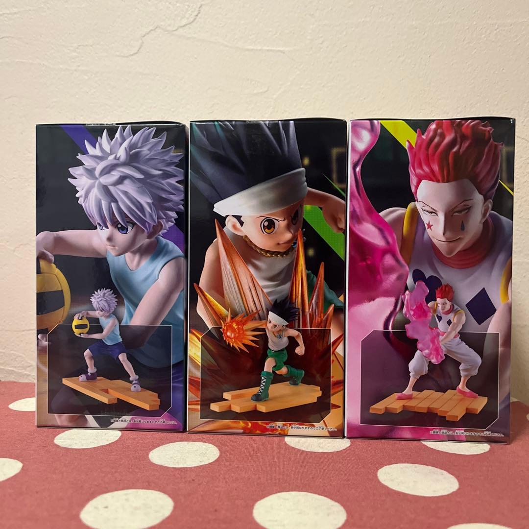 HUNTER×HUNTERゴン、キルア、ヒソカ- G.I. 編- 合計6体セット