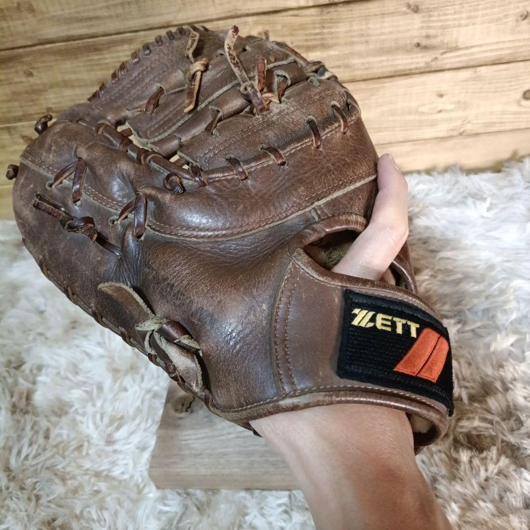 ZETT 軟式 ファーストミット 左投げ サウスポー 即戦力 旧ロゴ