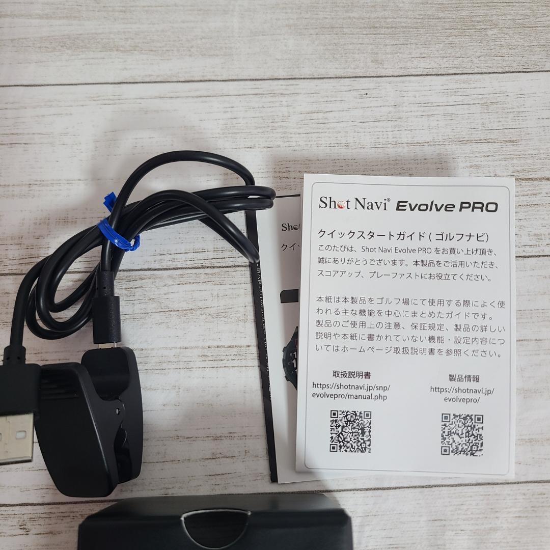 極美品★ Shot Navi Evolve PRO ゴルフ用GPSウォッチ