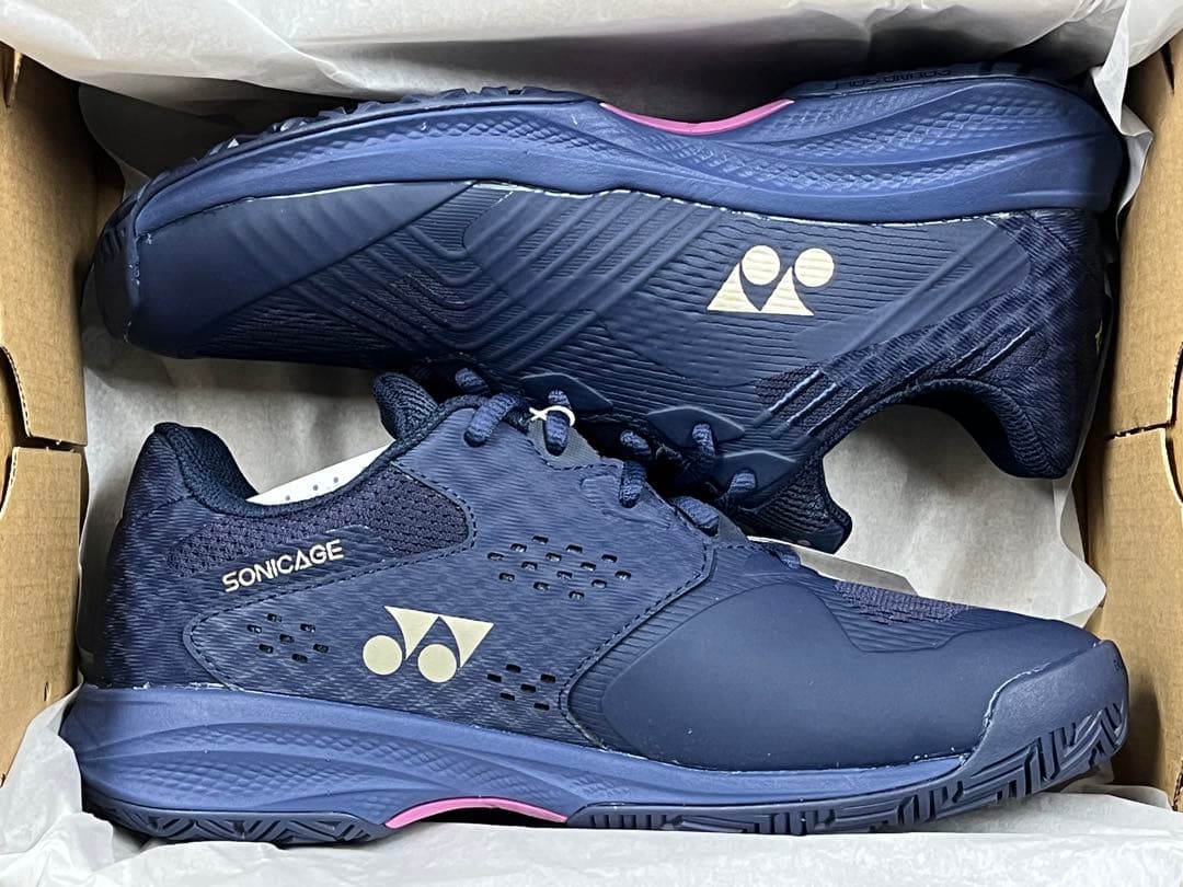 YONEX 26 テニスシューズ オールコート用 4Ewide 554 23.5