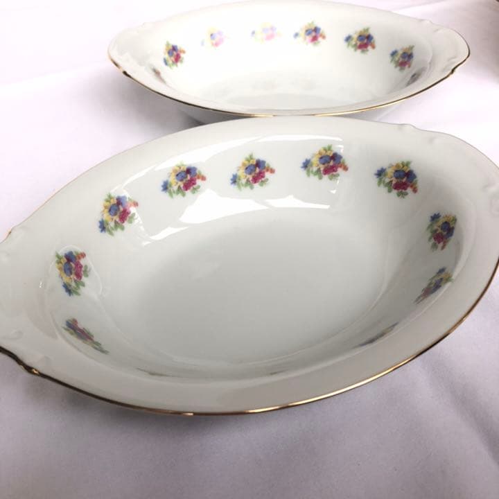 洋皿  フラワー  花  5セット 未使用品 *
