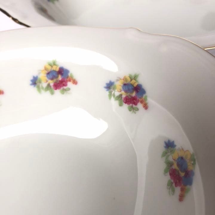 洋皿  フラワー  花  5セット 未使用品 *