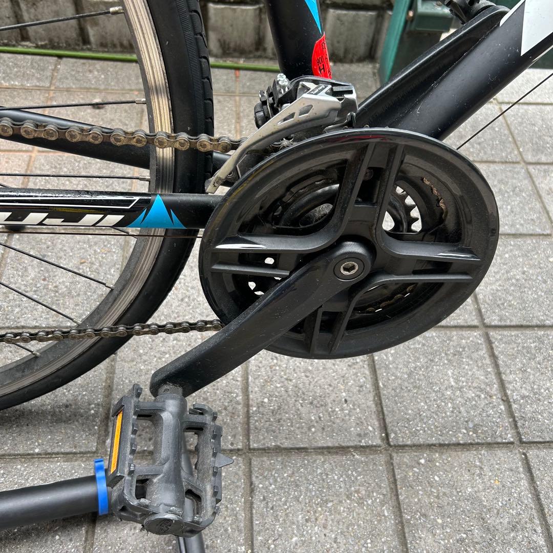 引き取り限定　FUJI SPARROW クロスバイク　ブルー