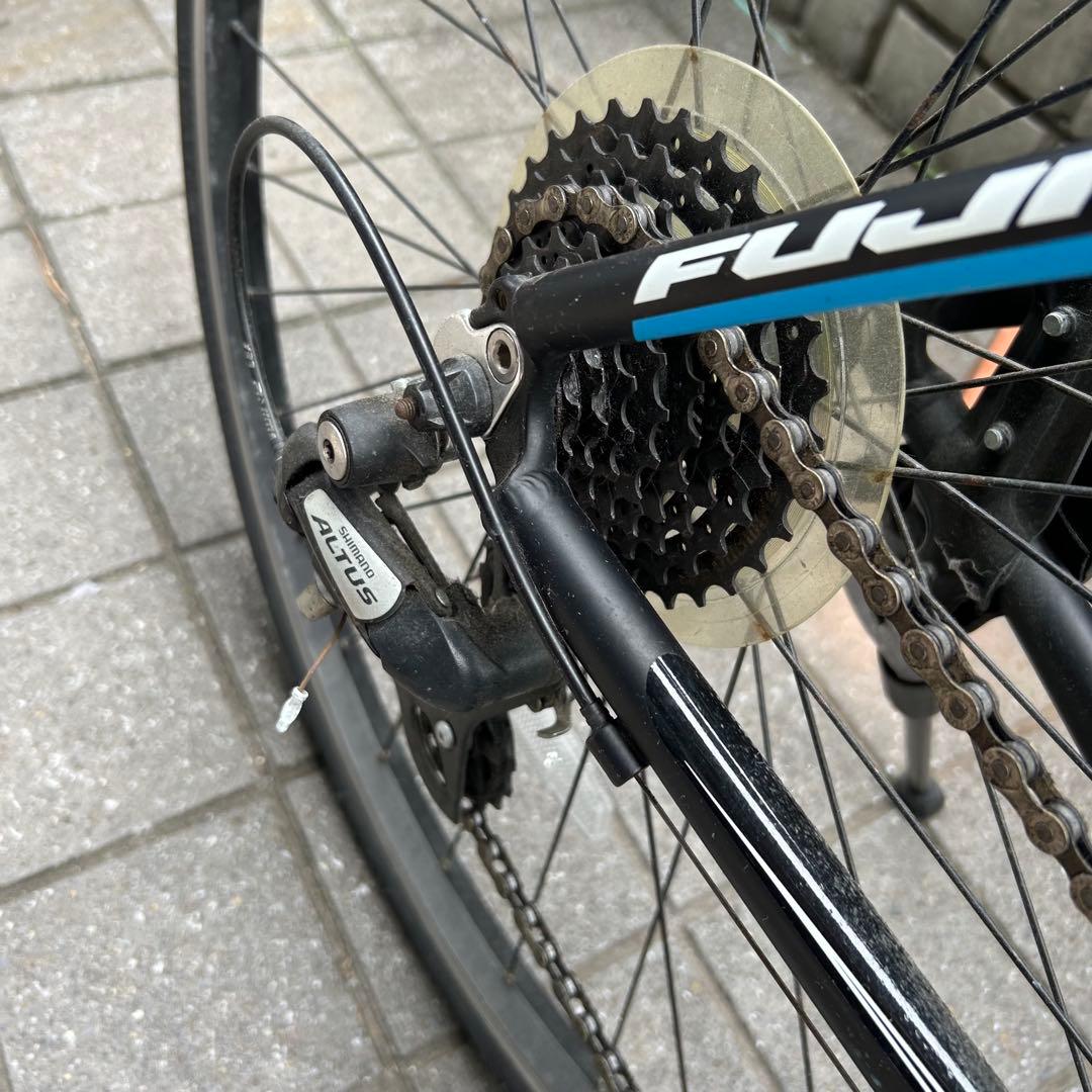 引き取り限定　FUJI SPARROW クロスバイク　ブルー