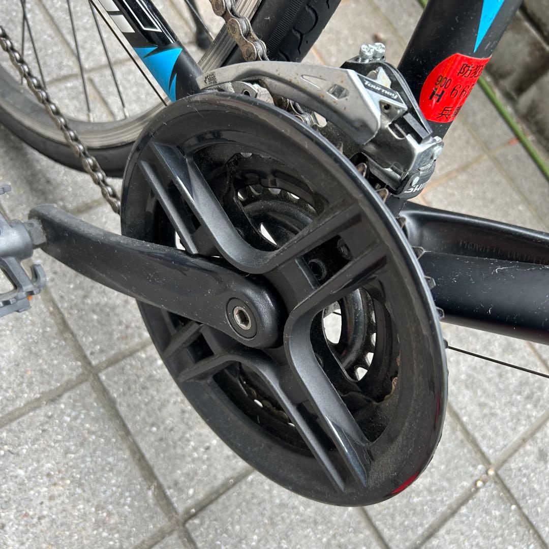 引き取り限定　FUJI SPARROW クロスバイク　ブルー