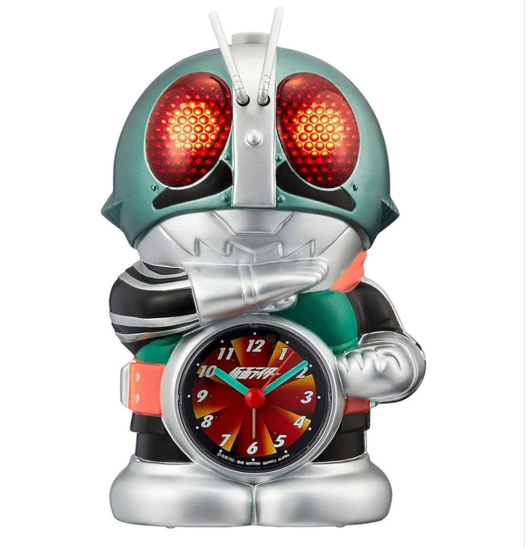 仮面ライダー 喋る 光る 目覚まし時計 時計