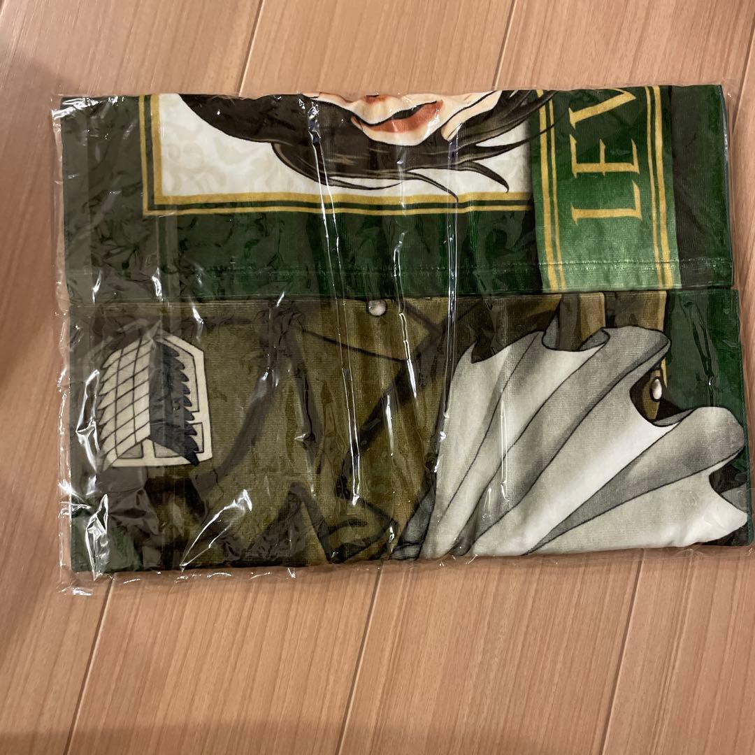 進撃の巨人 BIGタオル アクアマリン リヴァイ