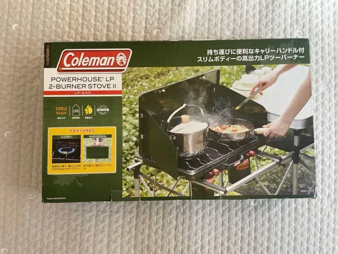 バーベキュー・調理用品 Coleman POWERHOUSE LP 2-BURNER STOVE II