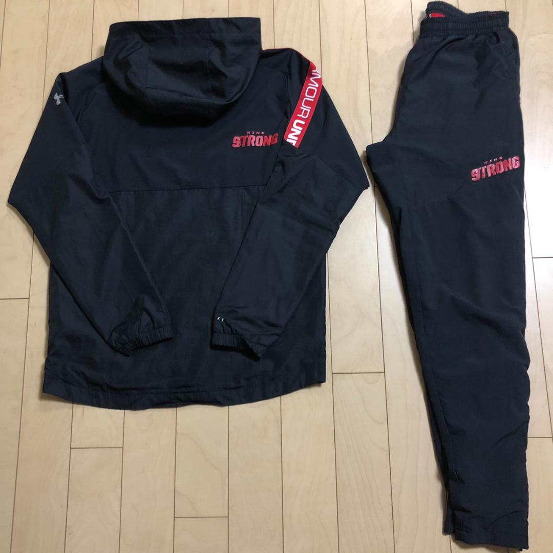 UNDERARMOURジャージ上下セットSメンズBLACK定価20900円