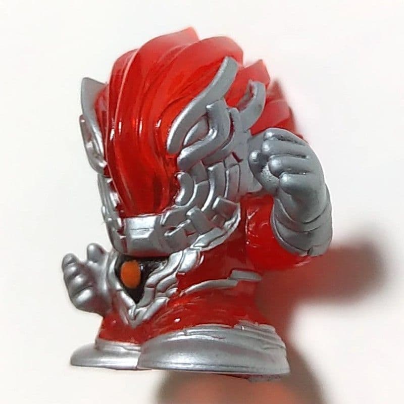 ★紅クリア★グレンファイヤー指人形★ウルトラマンゼロ怪獣ソフビ ベリアル オーブ
