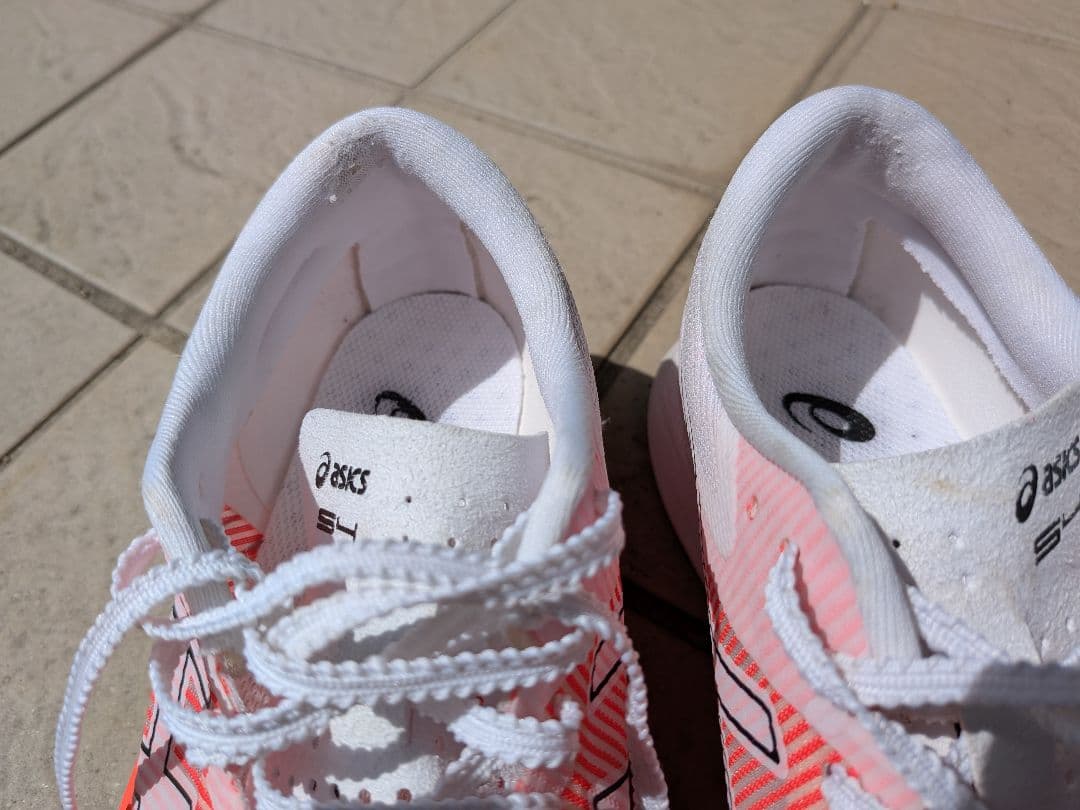ASICS S4ランニングシューズ 25.0cm ピンク ストライプ