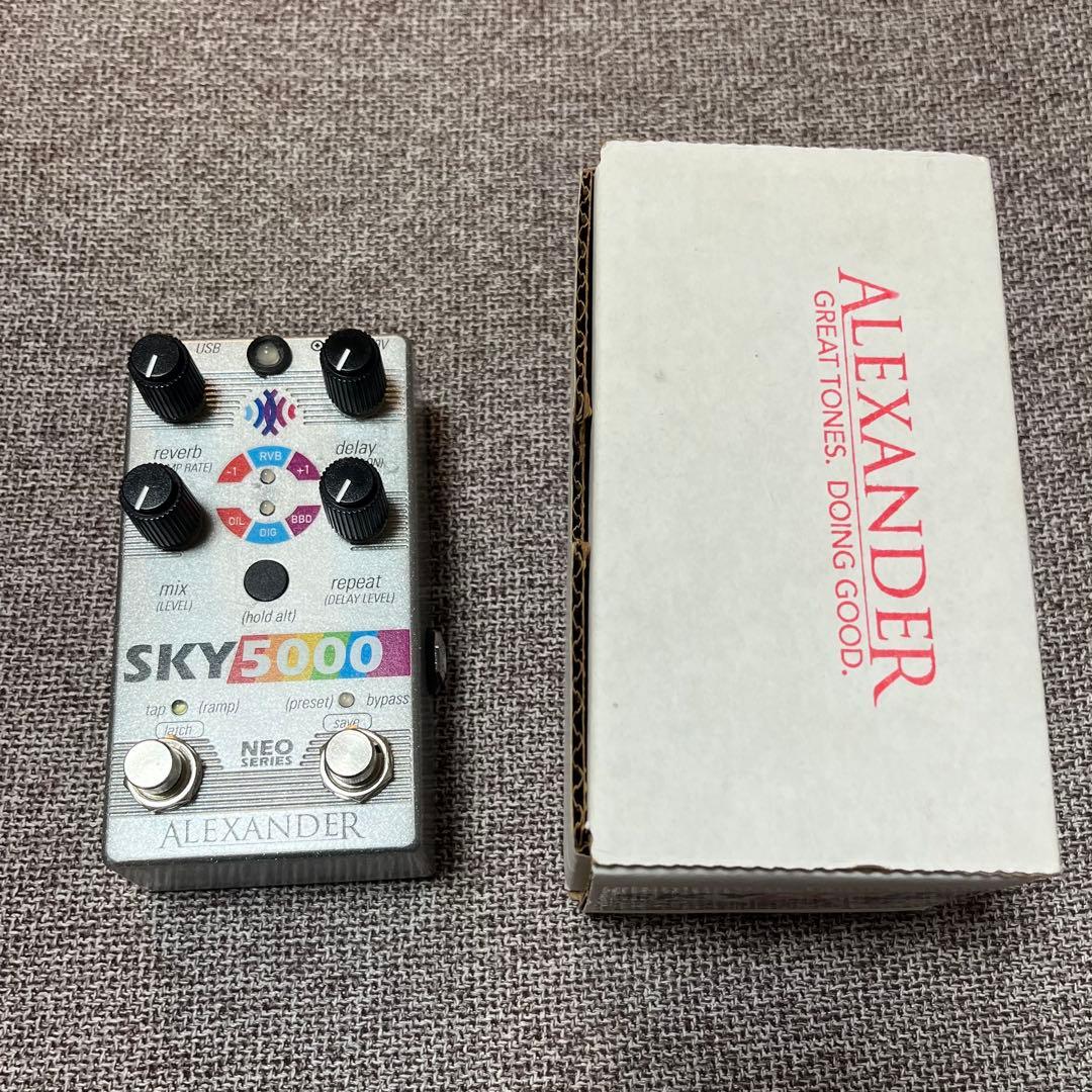 ALEXANDER SKY5000 ギターエフェクター リバーブ/ディレイ
