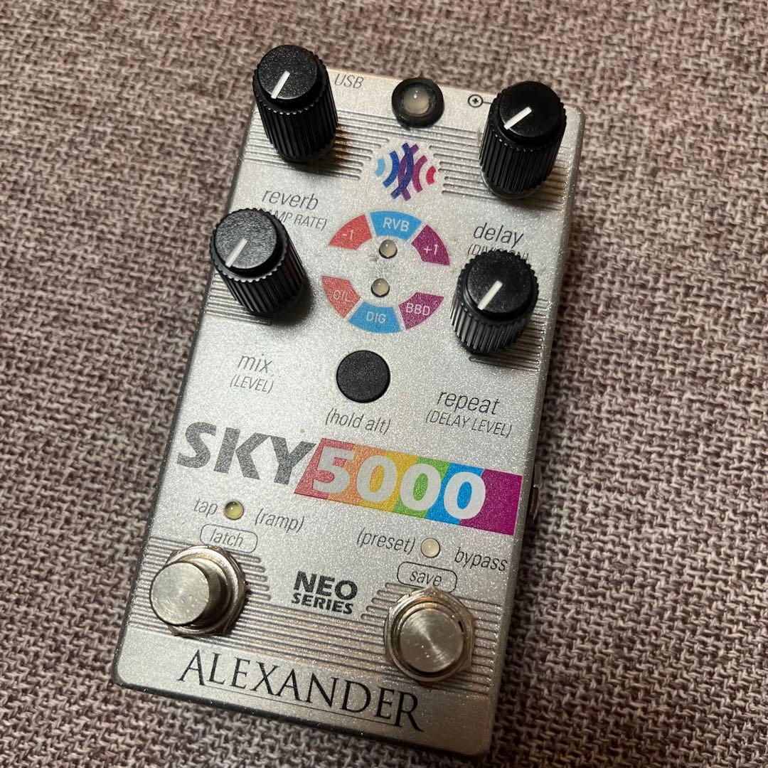 ALEXANDER SKY5000 ギターエフェクター リバーブ/ディレイ