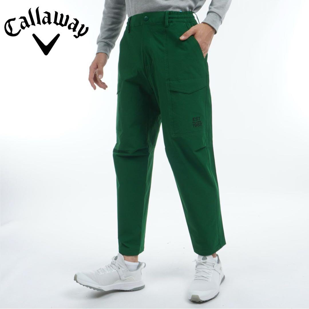 美品★M キャロウェイ ゴルフ パンツ 8WAY ストレッチ シワナイロン 撥水