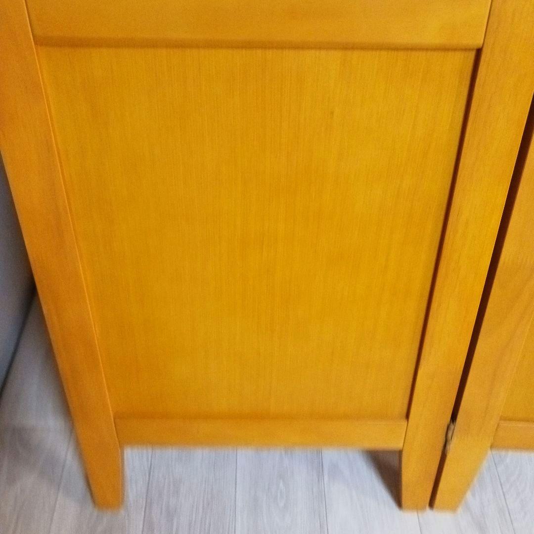 スクリーン パーテーション おしゃれ 衝立 ナチュラル 3連