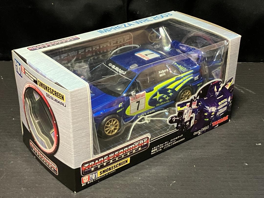 スバル インプレッサ WRC 2003 ミニカーモデルカートランスフォーマー3点