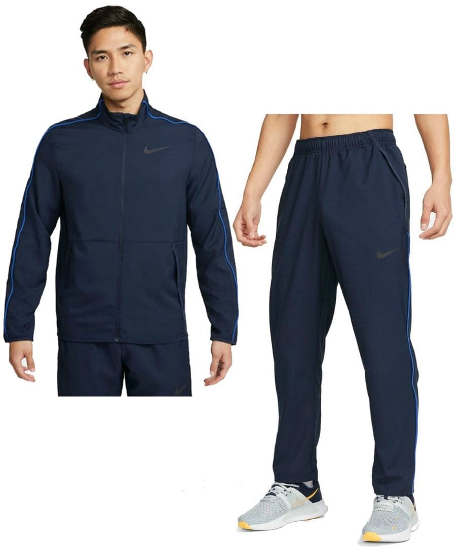 【新品タグ付き】NIKE Dri-FIT セットアップ ★ネイビー/Lサイズ