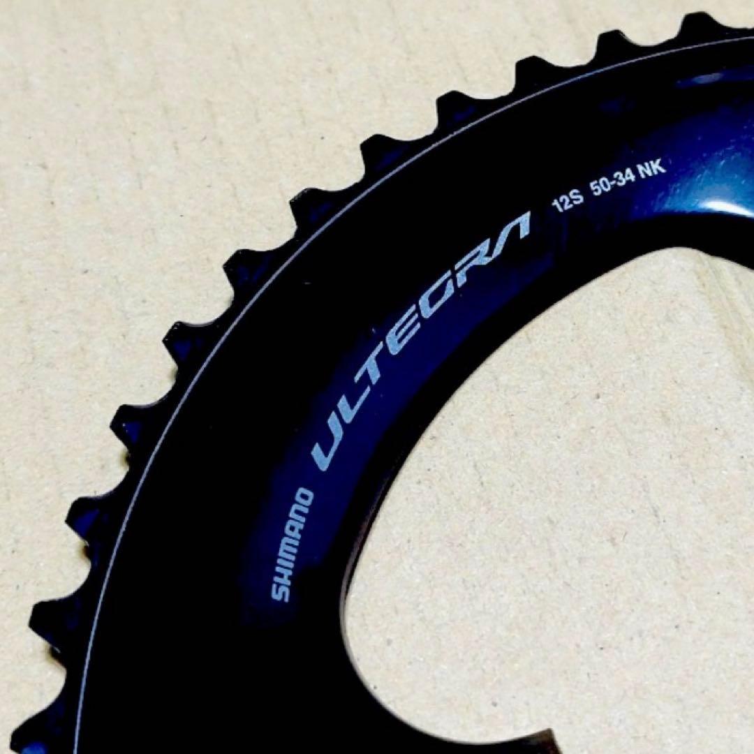 美品 シマノ アルテグラ FC-R8100 チェーンリング 12S 50-34T