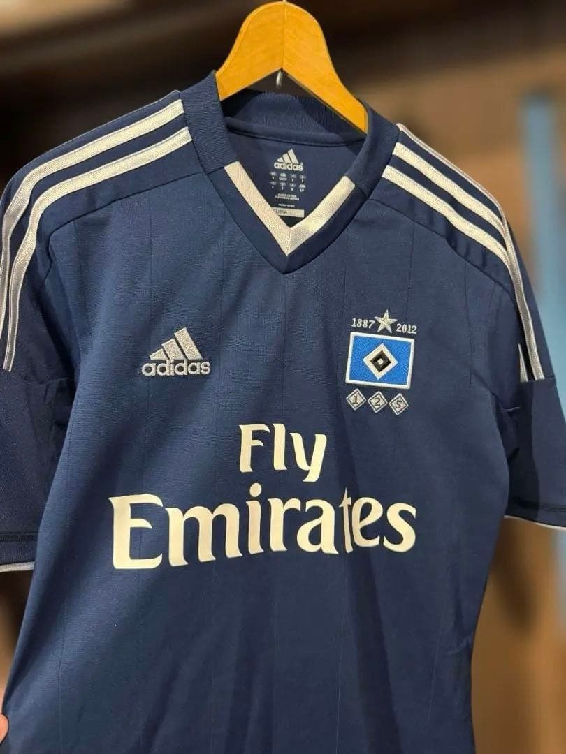 ドイツ ハンブルガーSV アウェイ 125周年記念 adidas ユニフォーム