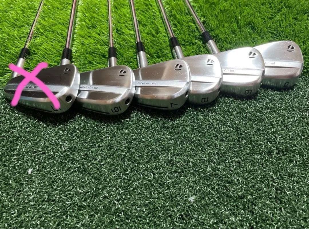 【むっちゃん】TaylorMade P770(2024)アイアン6i-Pw