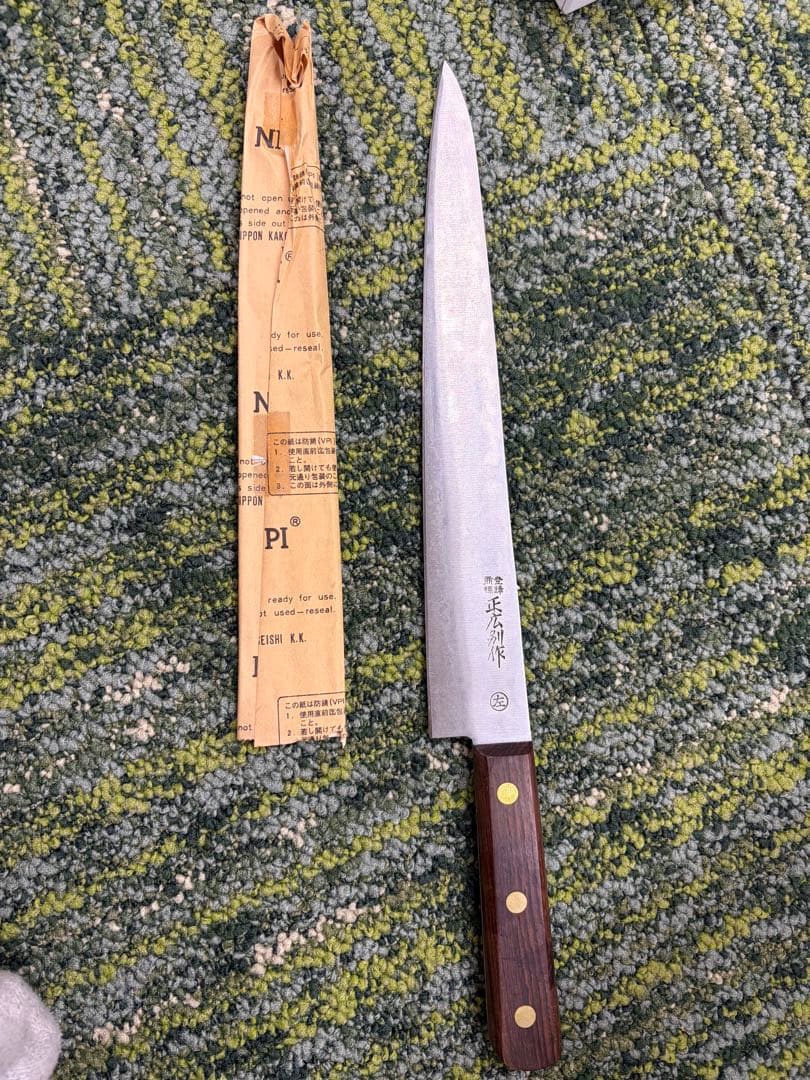 ⁠*⁠様 正広別作　柳刃包丁 約27cm 木製ハンドル