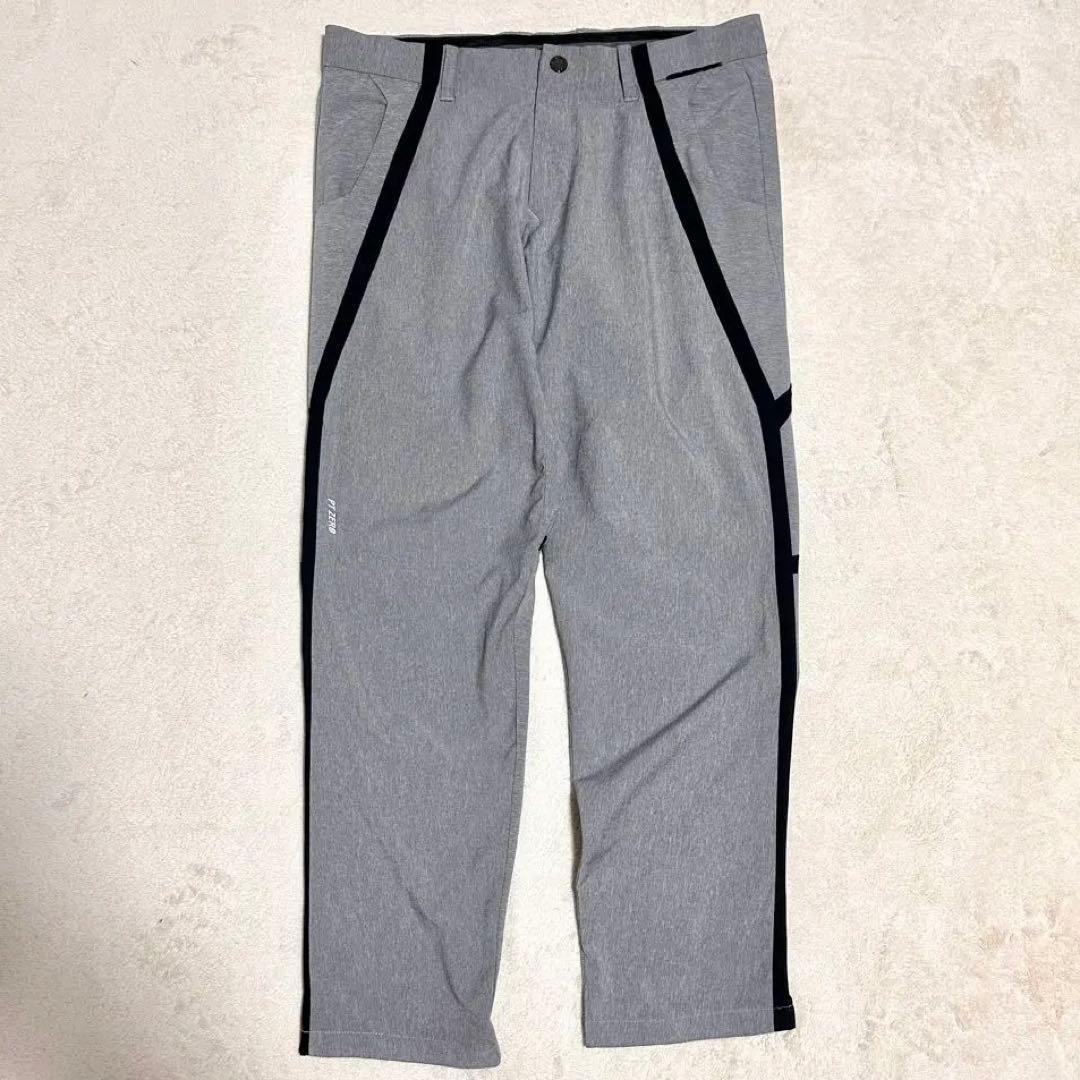 DESCENTE ゴルフ ストレッチパンツ メンズ L グレー 人気 デサント