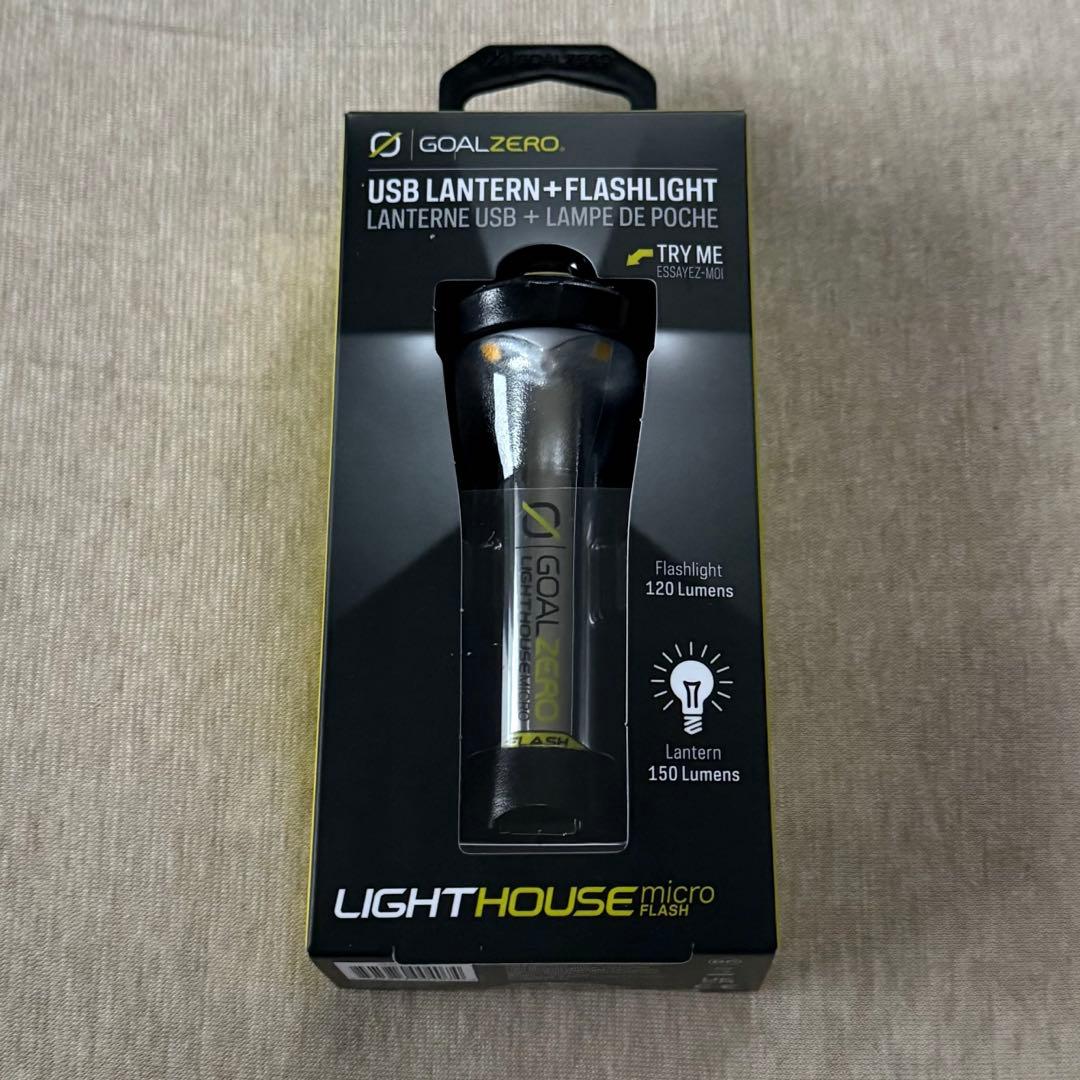 新品 GOAL ZERO Lighthouse Micro Flash 国内正規