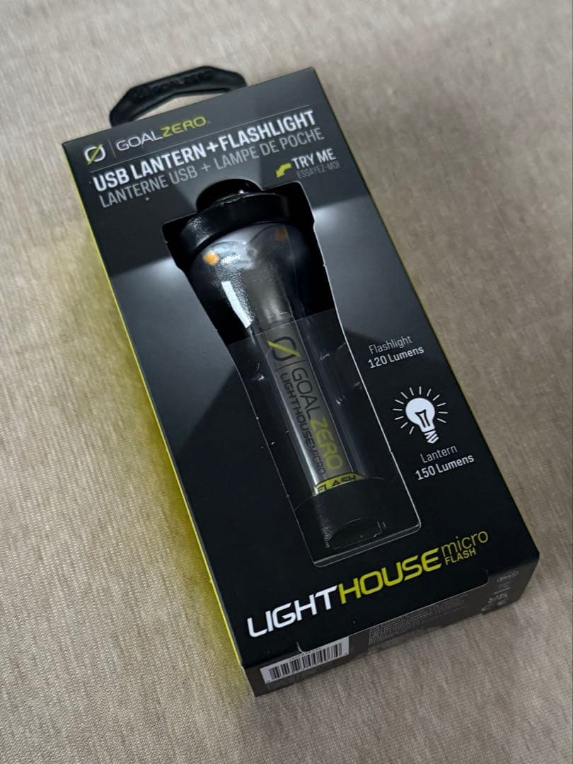 新品 GOAL ZERO Lighthouse Micro Flash 国内正規