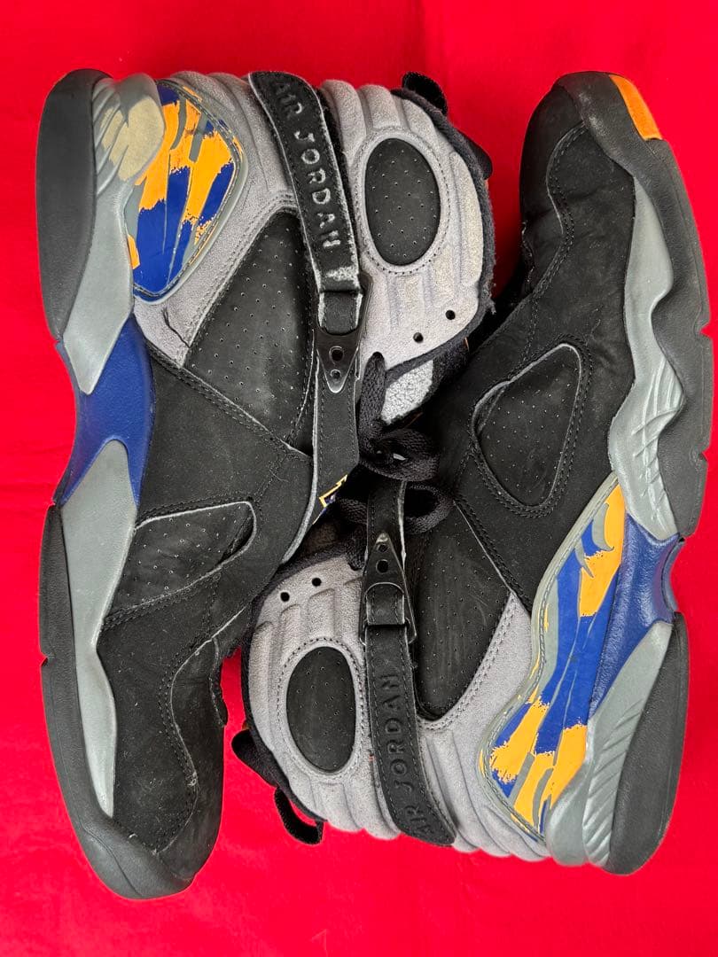 Air Jordan 8 ブラック/オレンジ シューズ