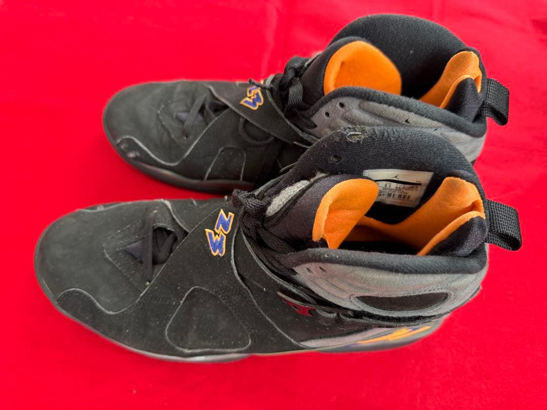 Air Jordan 8 ブラック/オレンジ シューズ