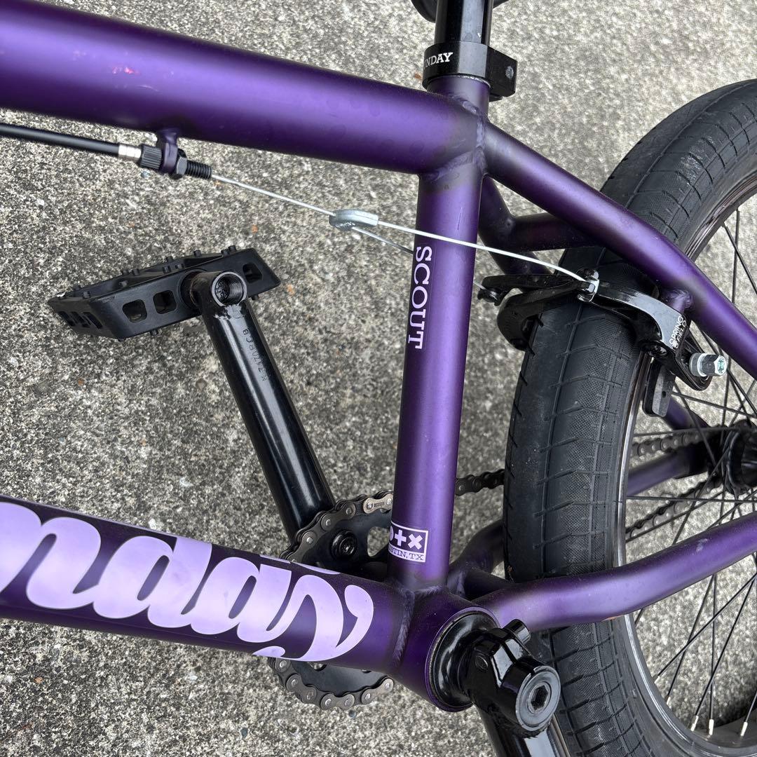 Sunday Bikes Scout BMX 20.5インチ パープル　クロモリ