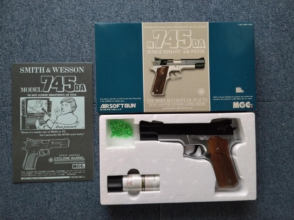 【現状品】MGC S&W M745DA 固定スライド式