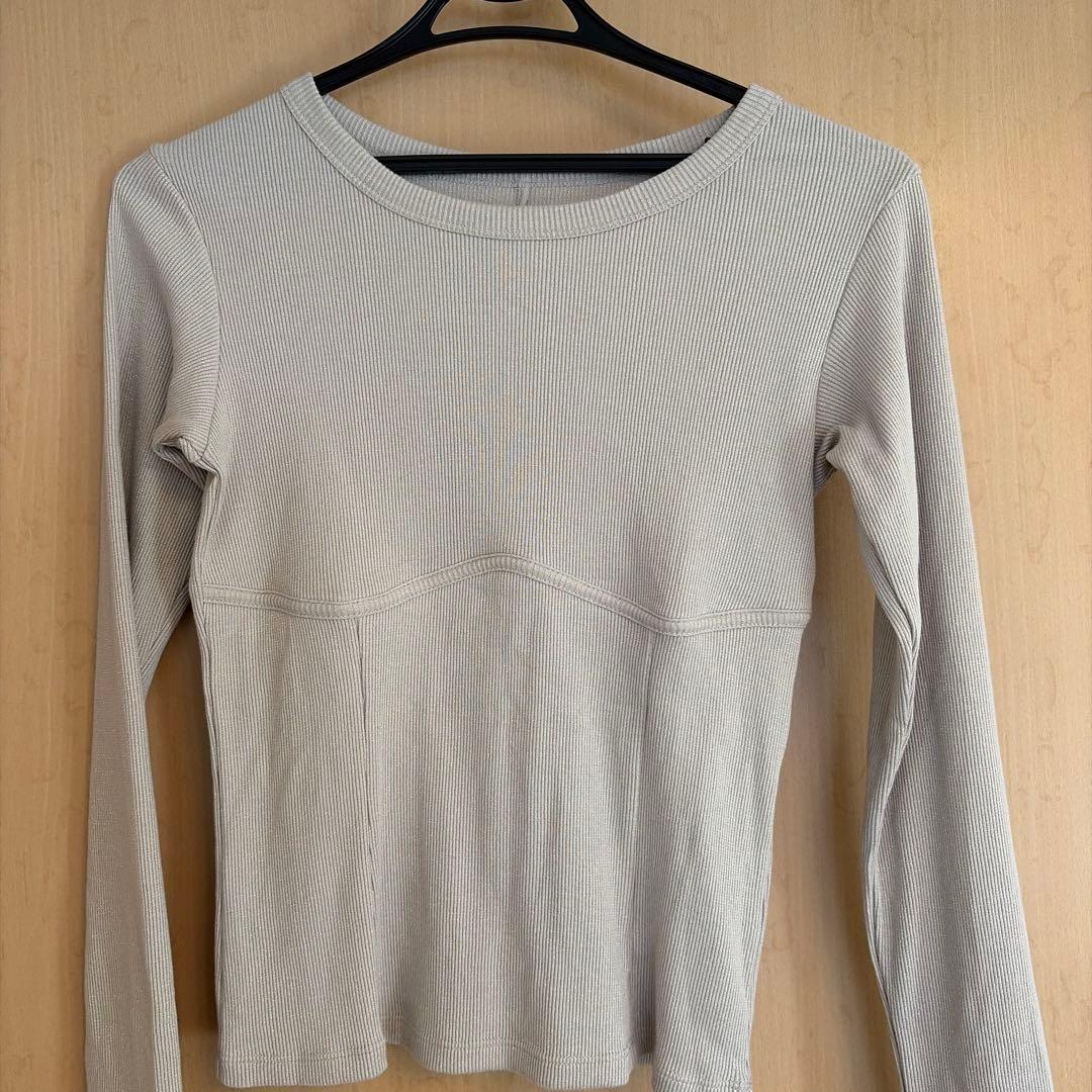 チャコットバランスホリデーラメロングスリーブTシャツ