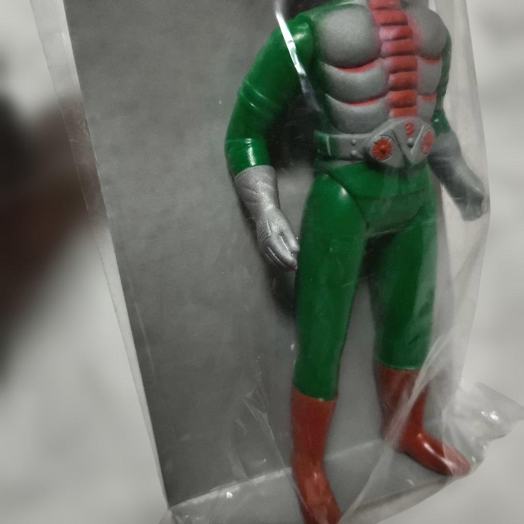 【新品 未開封品】 仮面ライダーV3 ソフビ ミドルサイズ ポピー 当時物