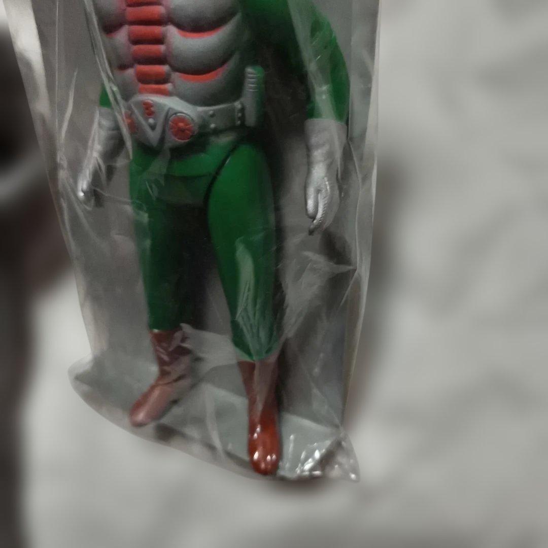 【新品 未開封品】 仮面ライダーV3 ソフビ ミドルサイズ ポピー 当時物