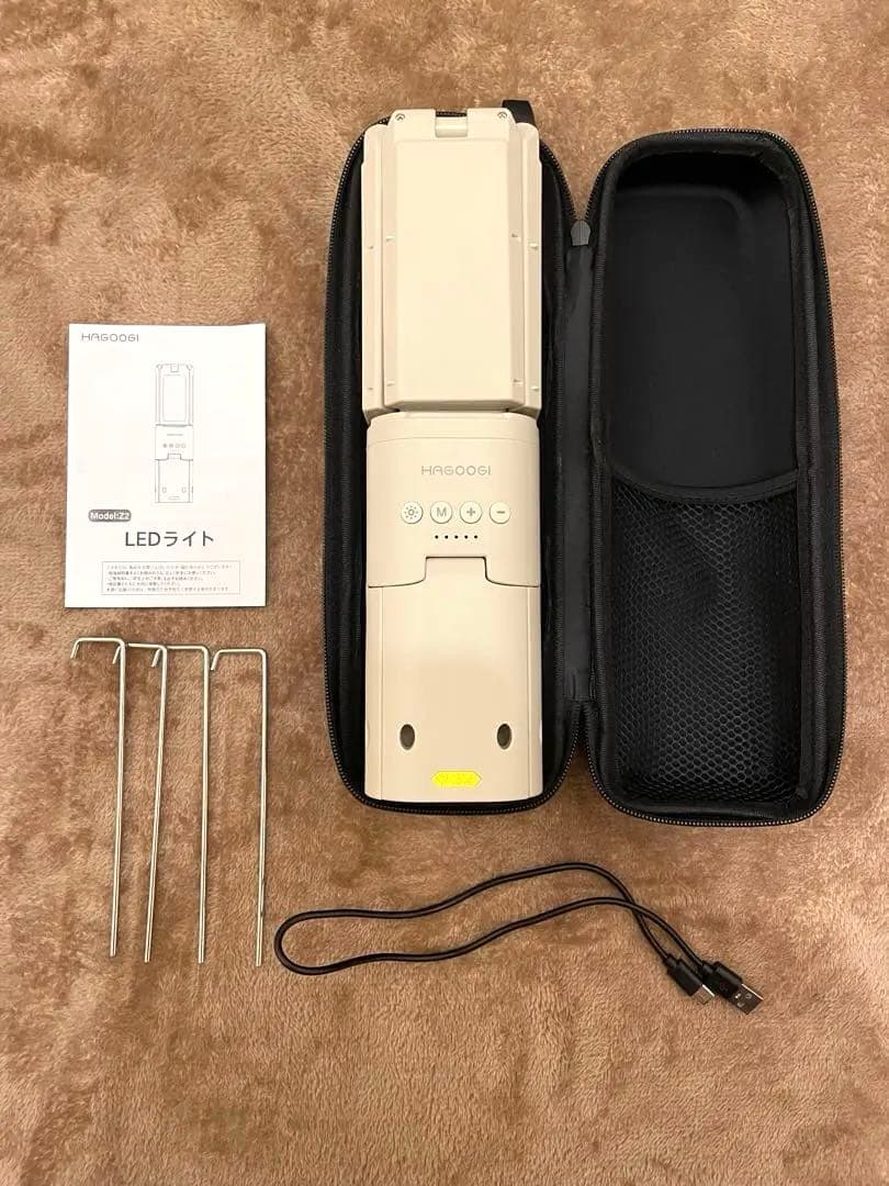 HAGOOGI　新品 ledランタン キャンプライト　1台5役 折りたたみ式
