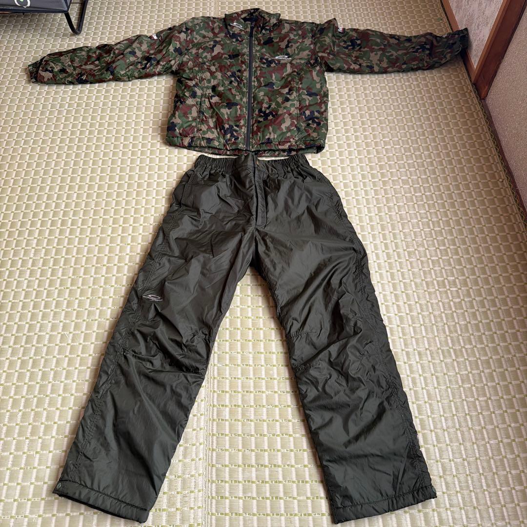 Bawo 迷彩フィッシングスーツ 上下セット バック刺繍デザイン